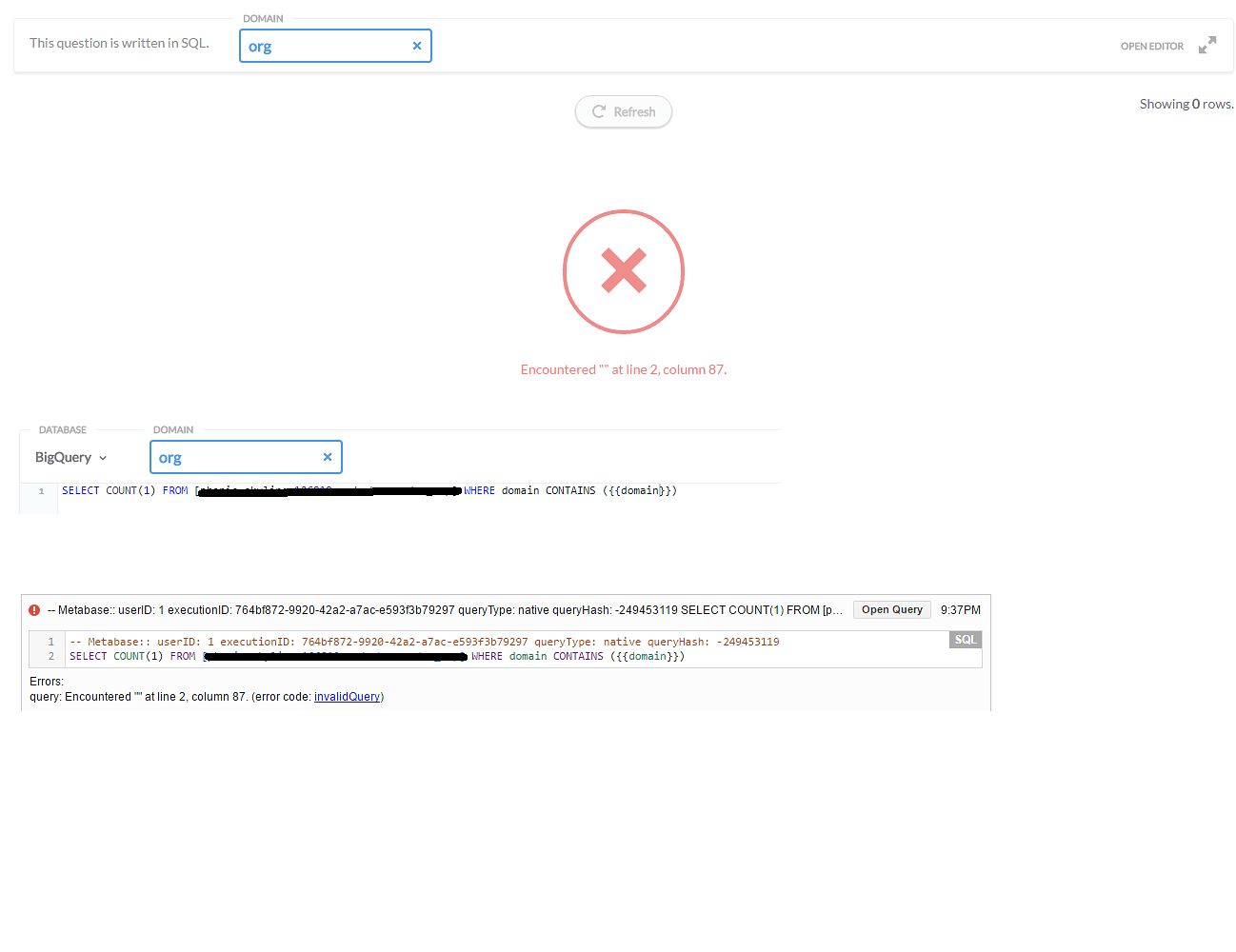 metabase bigquery metabase bigquery