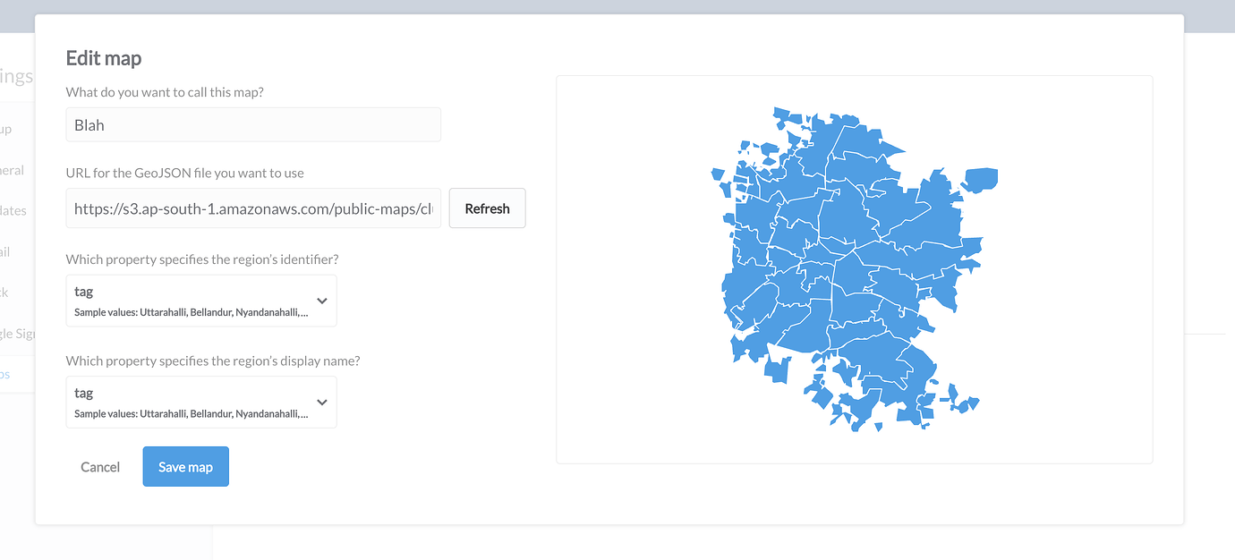 metabase maps
