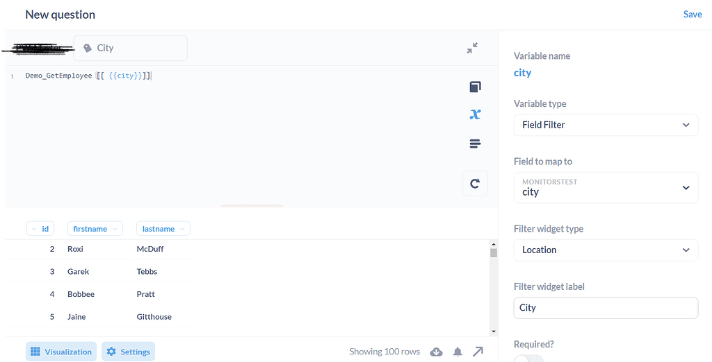 Field Filter Not Working When A Value Is Selected Metabase Discussion 7639