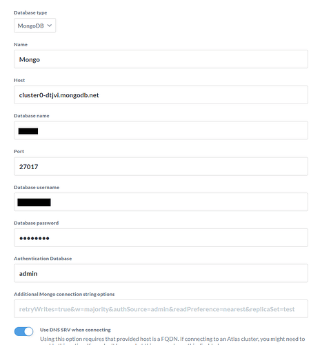 mongodb metabase