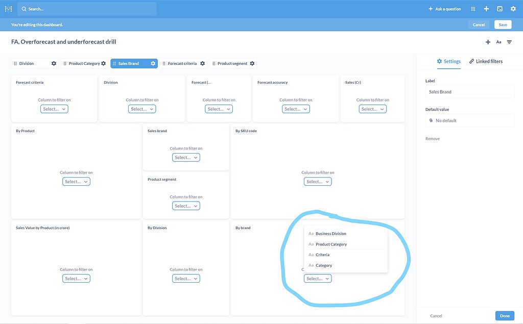 Unable to connect filter - Get Help - Metabase Discussion