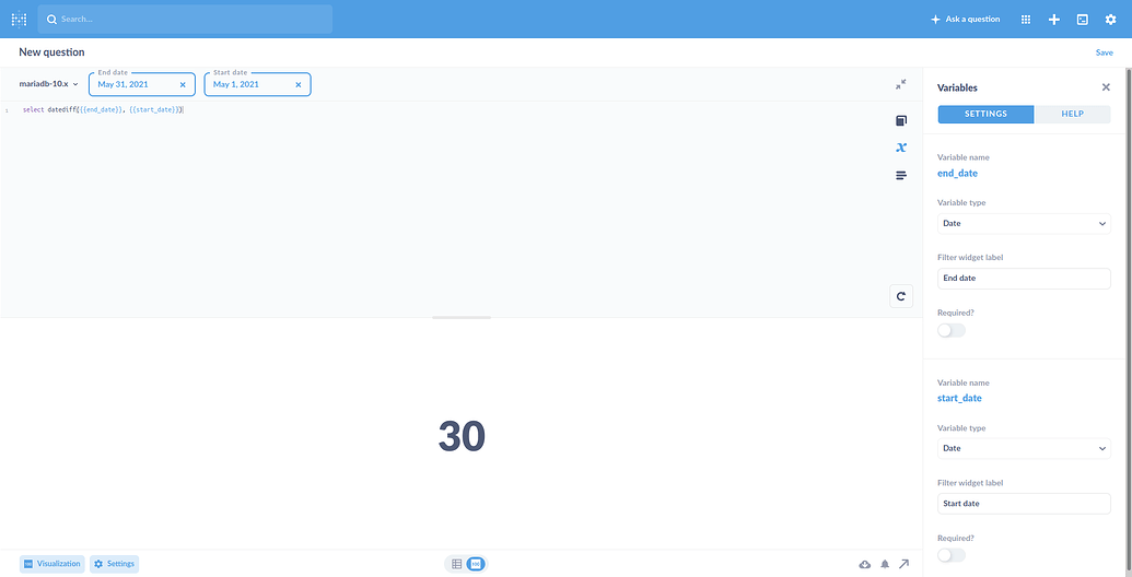 Use datediff in metabase get help metabase discussion
