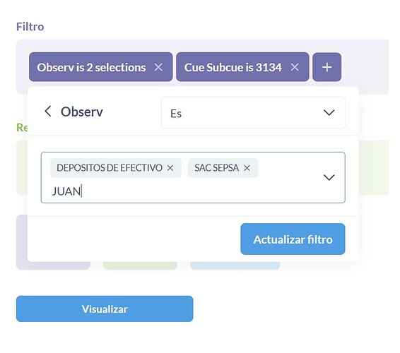 filtro observ