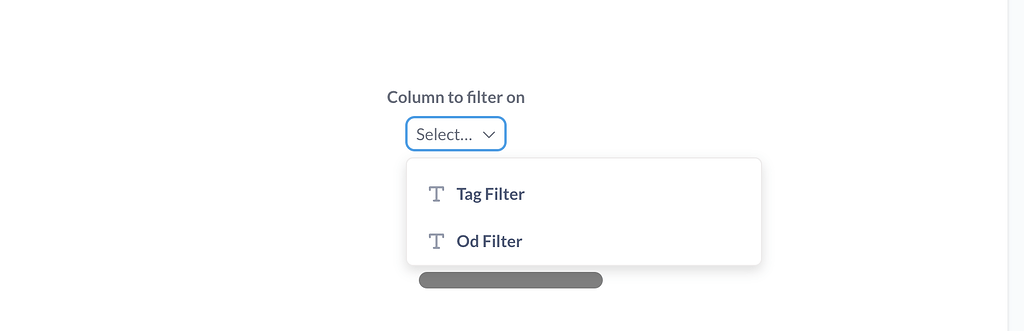 Impossible to select a filter in the dashboard even if it is present in ...