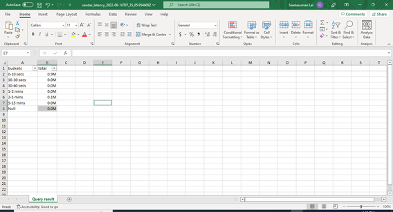 Download in excel